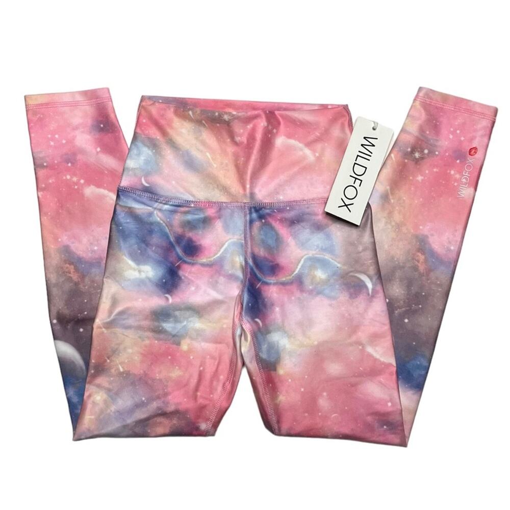 Wildfox Cosmic Cloudy Wash Leggings Size Small